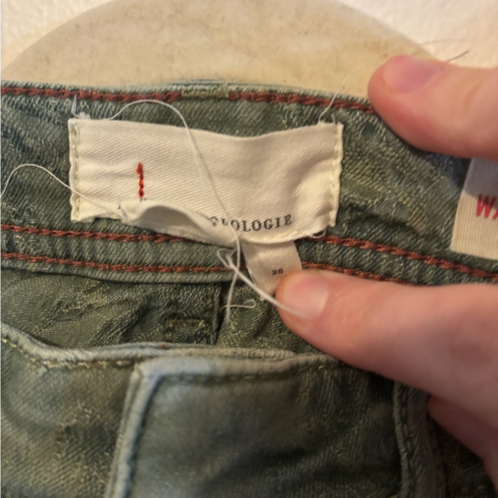 Green Patterned Pants - image 2